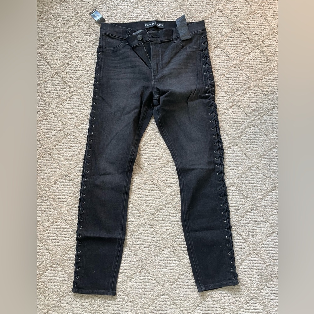 Express ankle jegging high rise